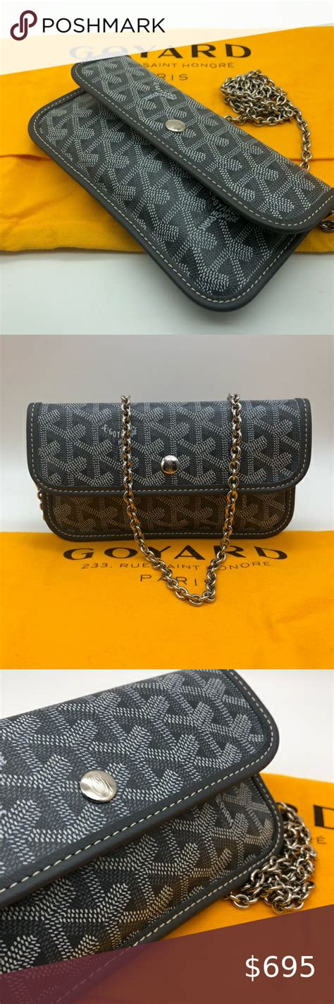 goyard chain wallet|Goyard wallet women.